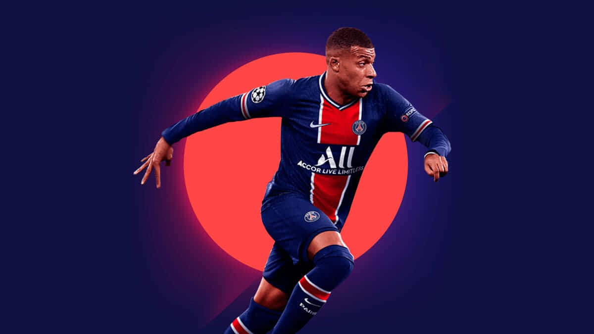 Fifa 22: Action-packed Football Gameplay On Display Wallpaper