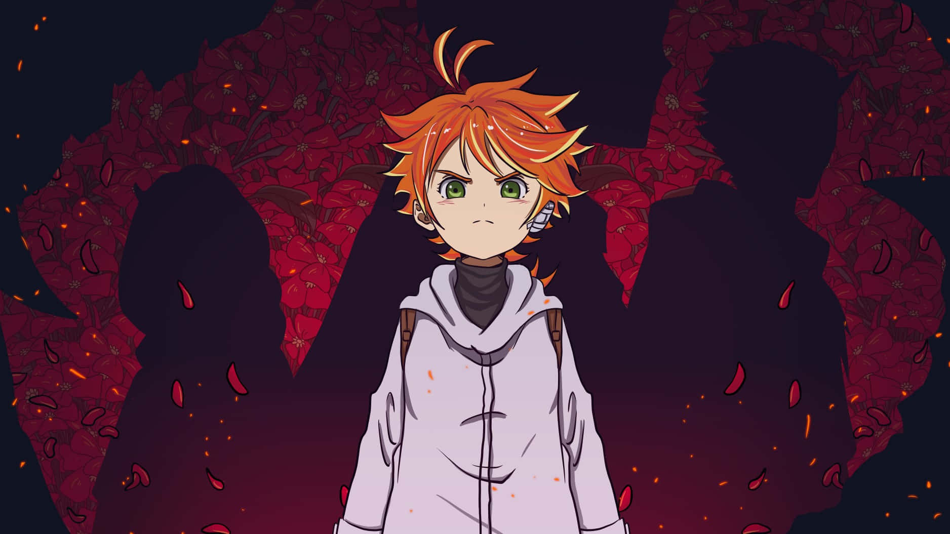 Fight For A Better Life: Emma From The Promised Neverland Wallpaper