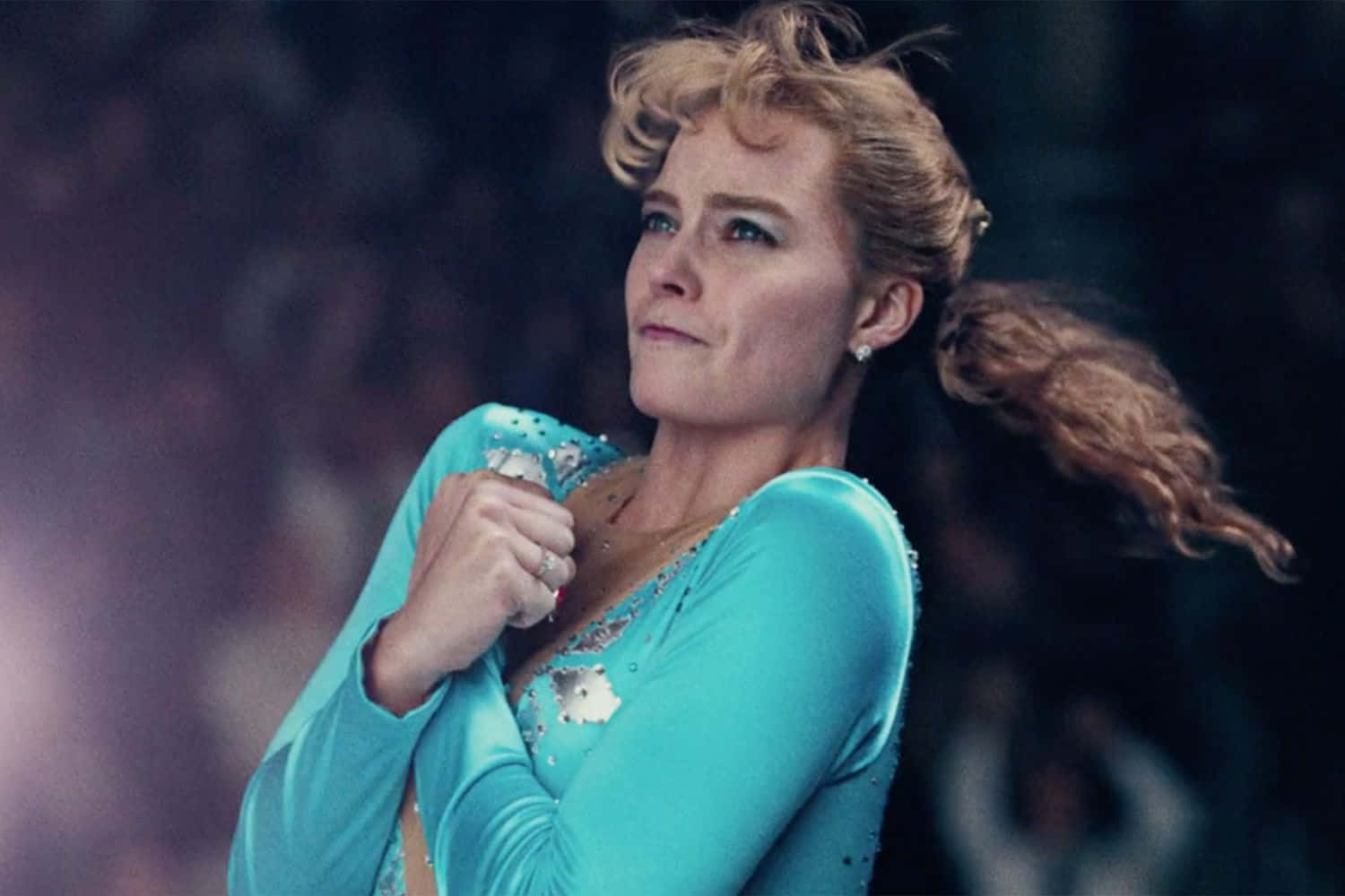 Figure Skater Emotional Performance Wallpaper