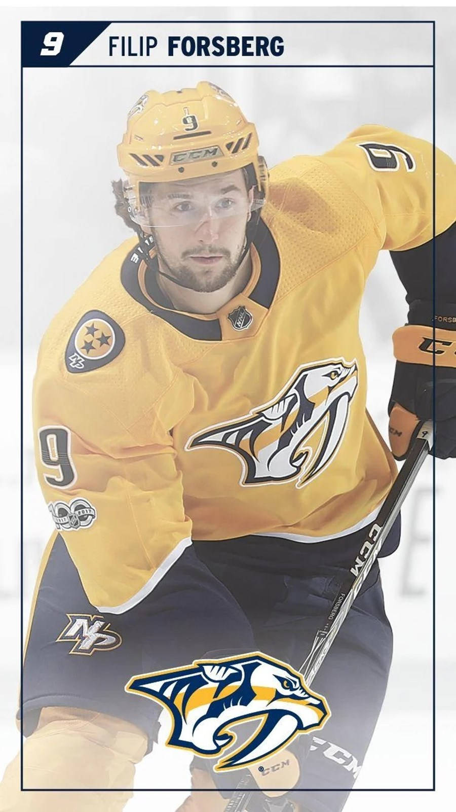 Filip Forsberg In Action Wallpaper