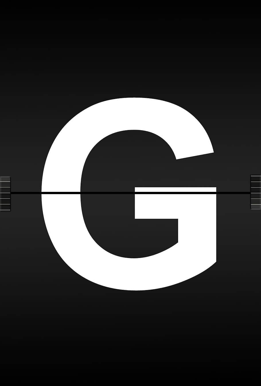 Film Style Big Letter G Wallpaper