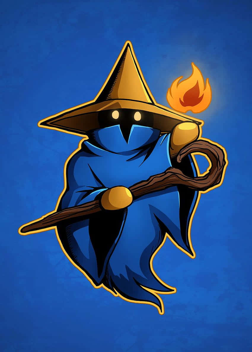 Final Fantasy Black Mage Art Wallpaper