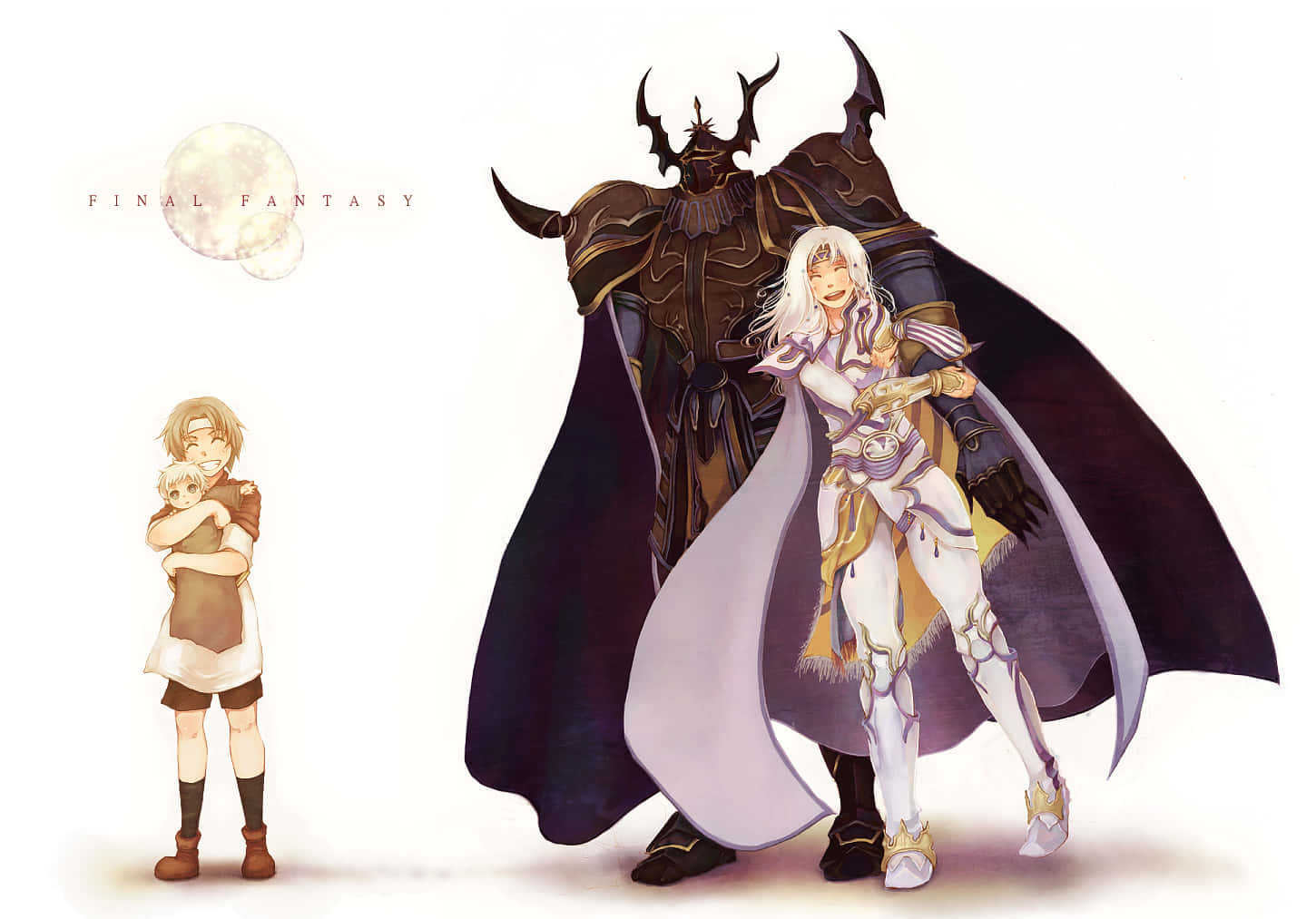 Final Fantasy Cecil Harvey Evolution Wallpaper