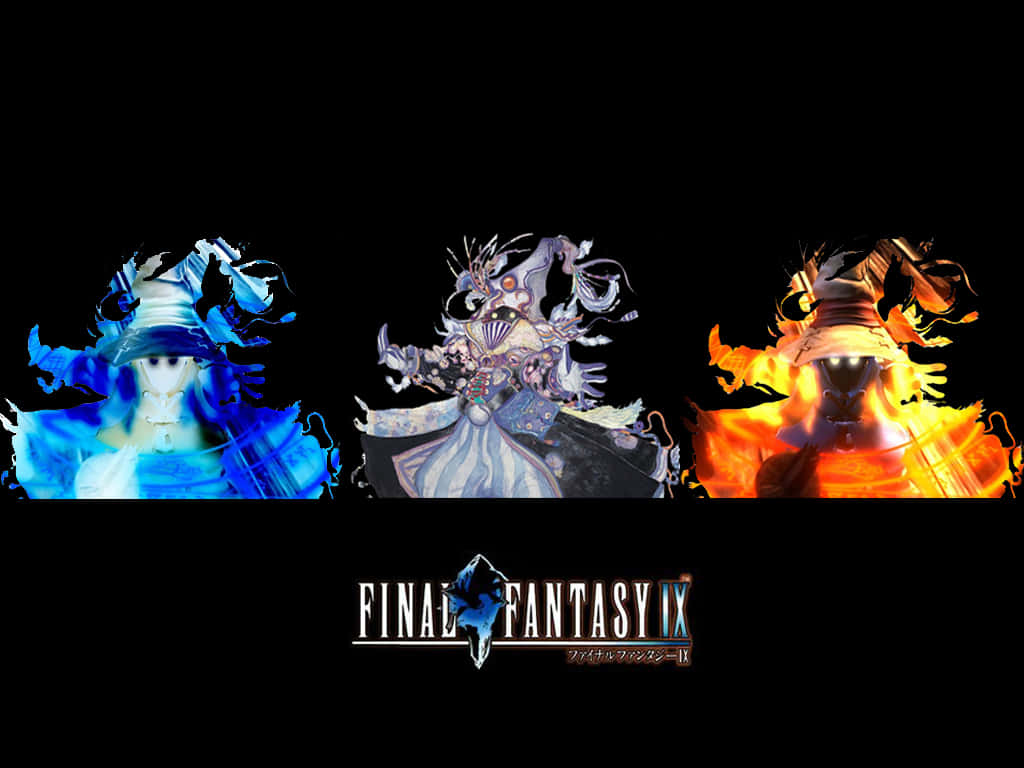 Final Fantasy I X Elemental Mages Wallpaper