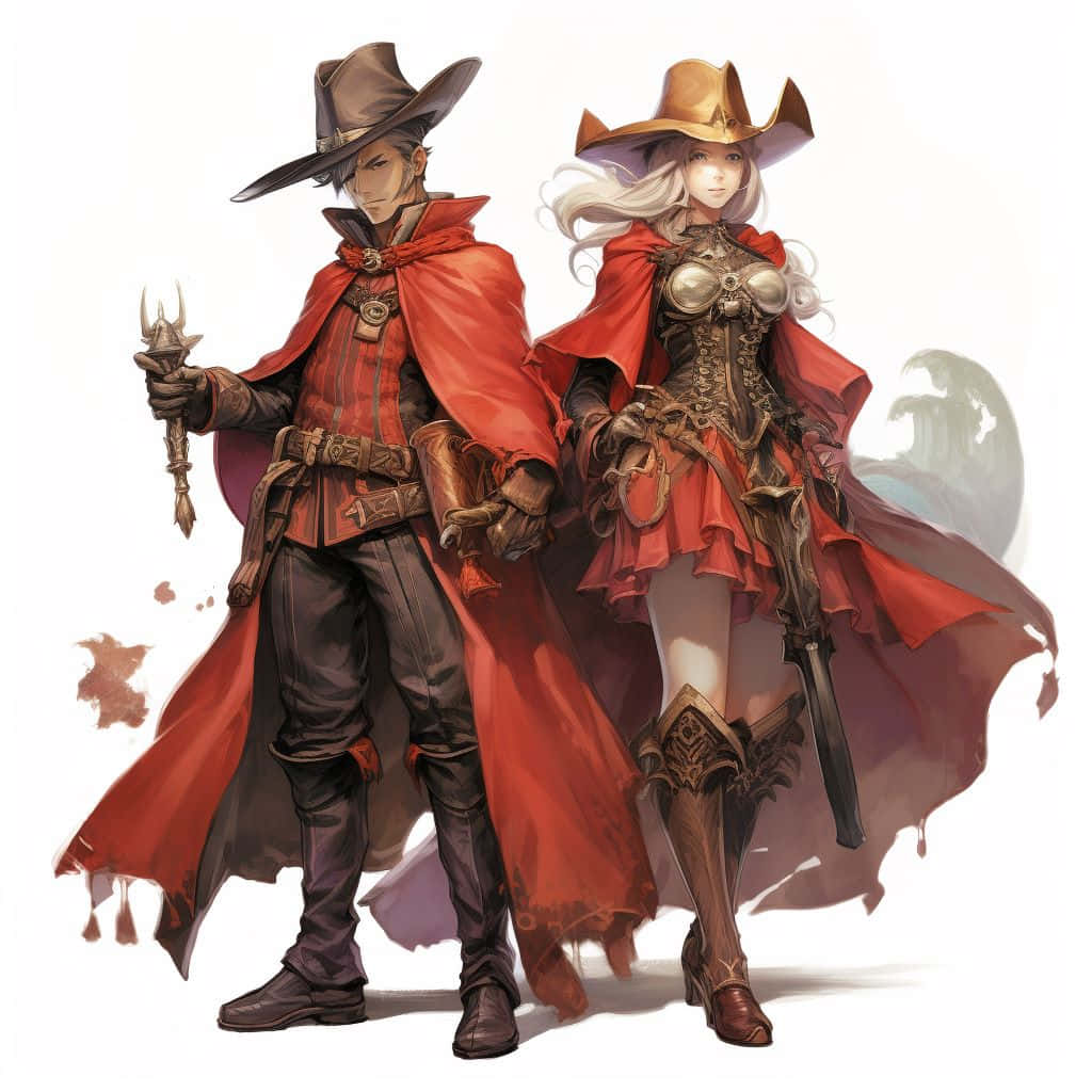 Final Fantasy Red Mage Duo Wallpaper