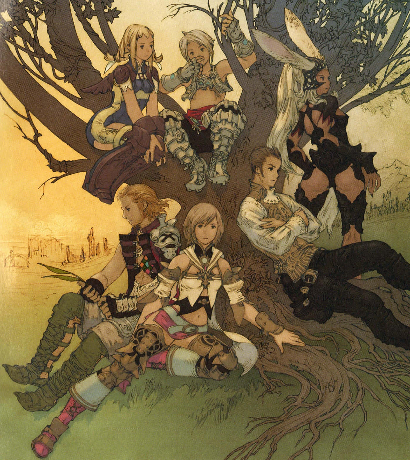 Final Fantasy X I I Character Gathering Wallpaper