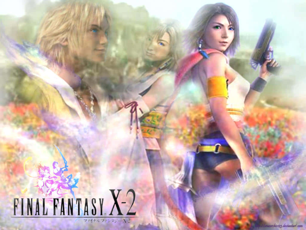 Final Fantasy X2 Yunaand Tidus Wallpaper