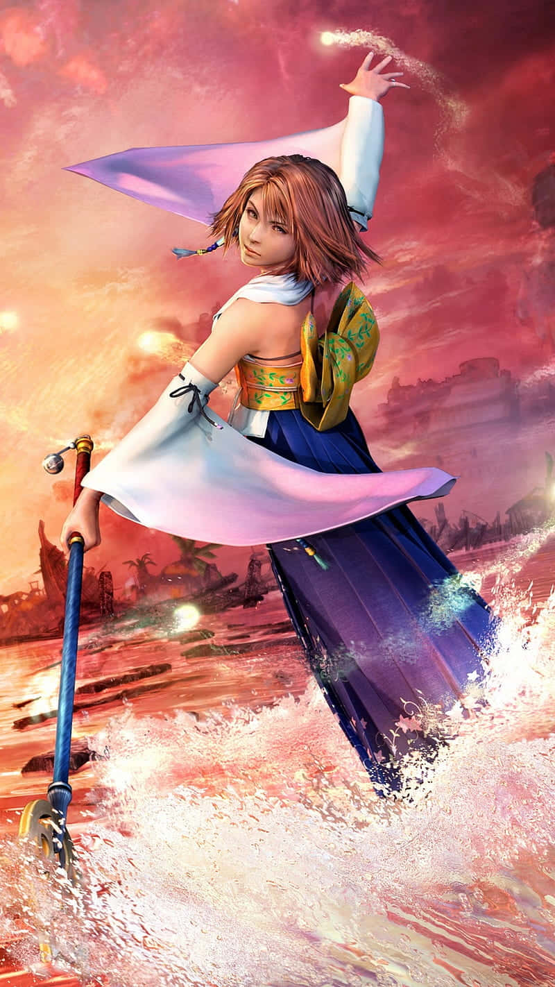 Final Fantasy Yuna Summoner Dance Wallpaper