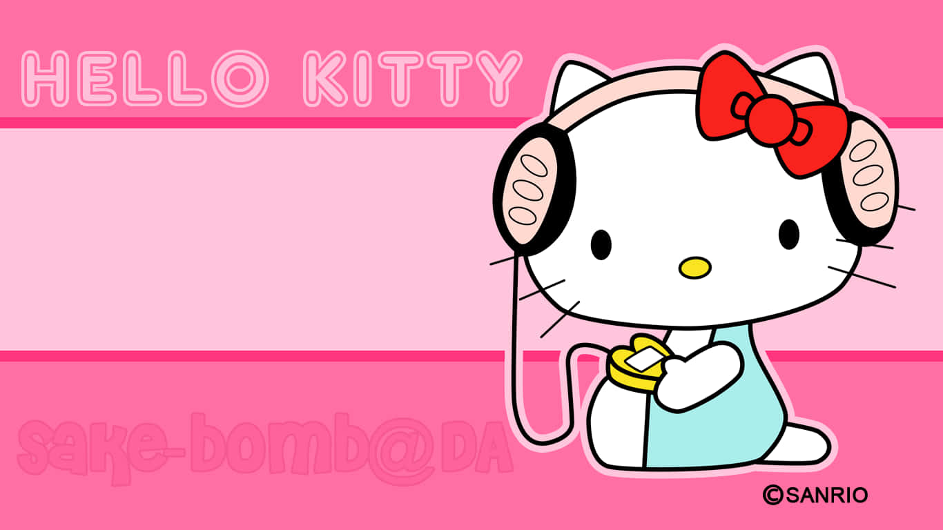 Find The Cutest Computer Around With Hello Kitty Pc Wallpaper