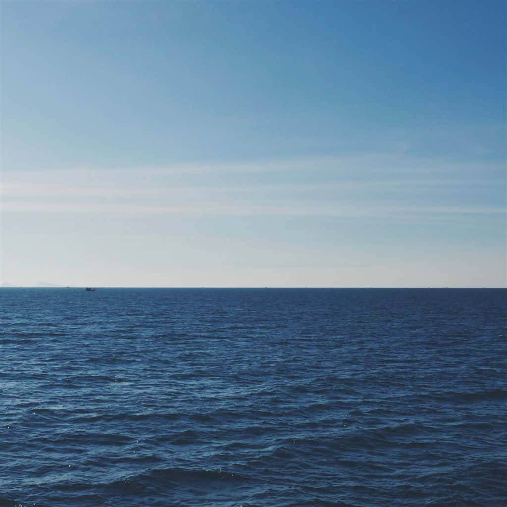 Find The Peace Of The Blue Horizon Wallpaper