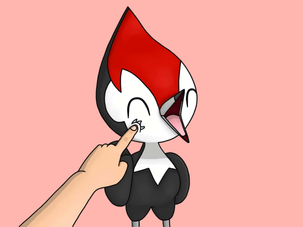 Finger Poking Pikipek Wallpaper