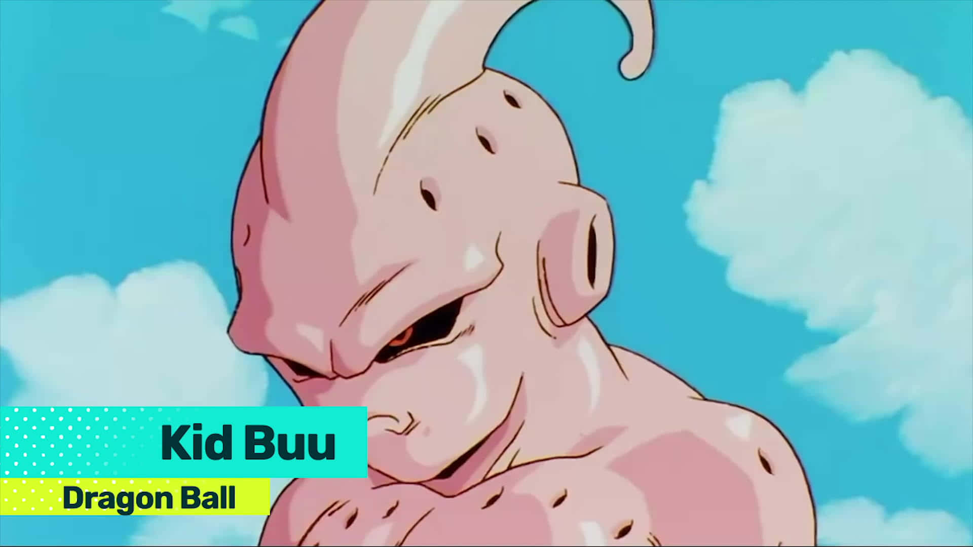 Fire And Fury Fills The Air In Powerful Artwork Of Majin Buu Wallpaper