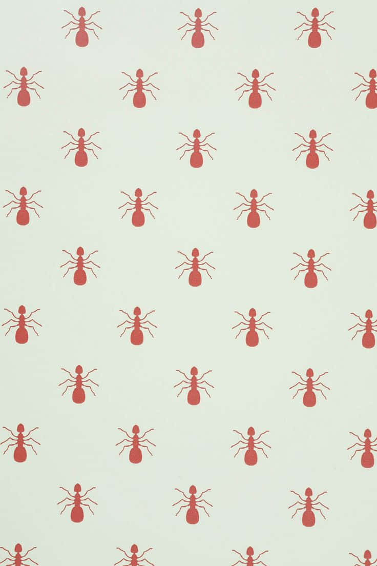 Fire Ant Pattern Wallpaper Wallpaper