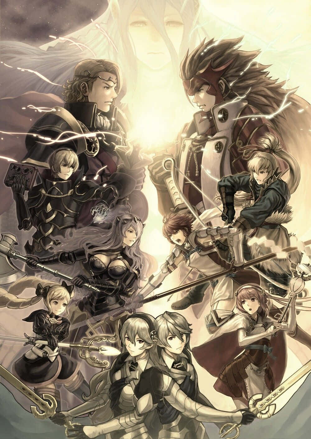 Fire Emblem Fates Sepia Wallpaper