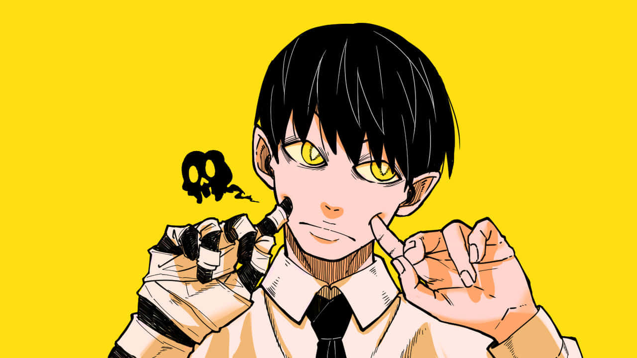 Fire Force Yuichiro Kurono Portrait Wallpaper