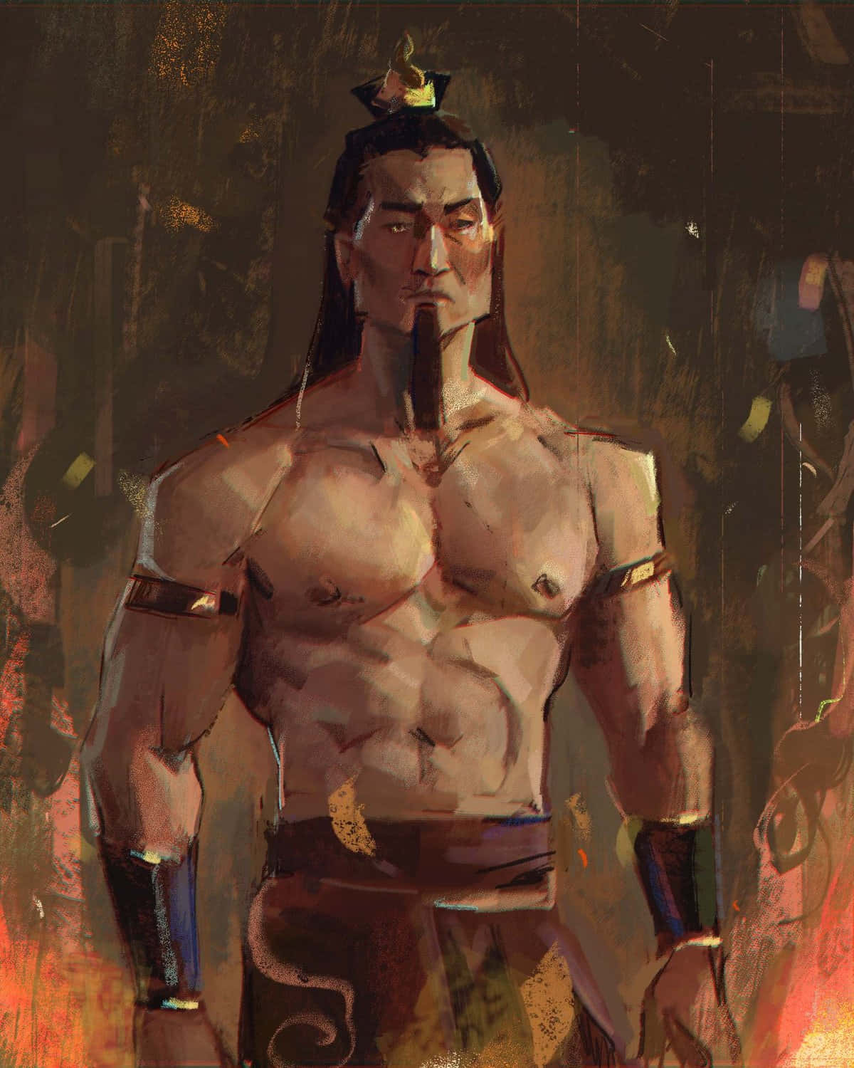 Fire Lord Ozai Artistic Portrait Wallpaper