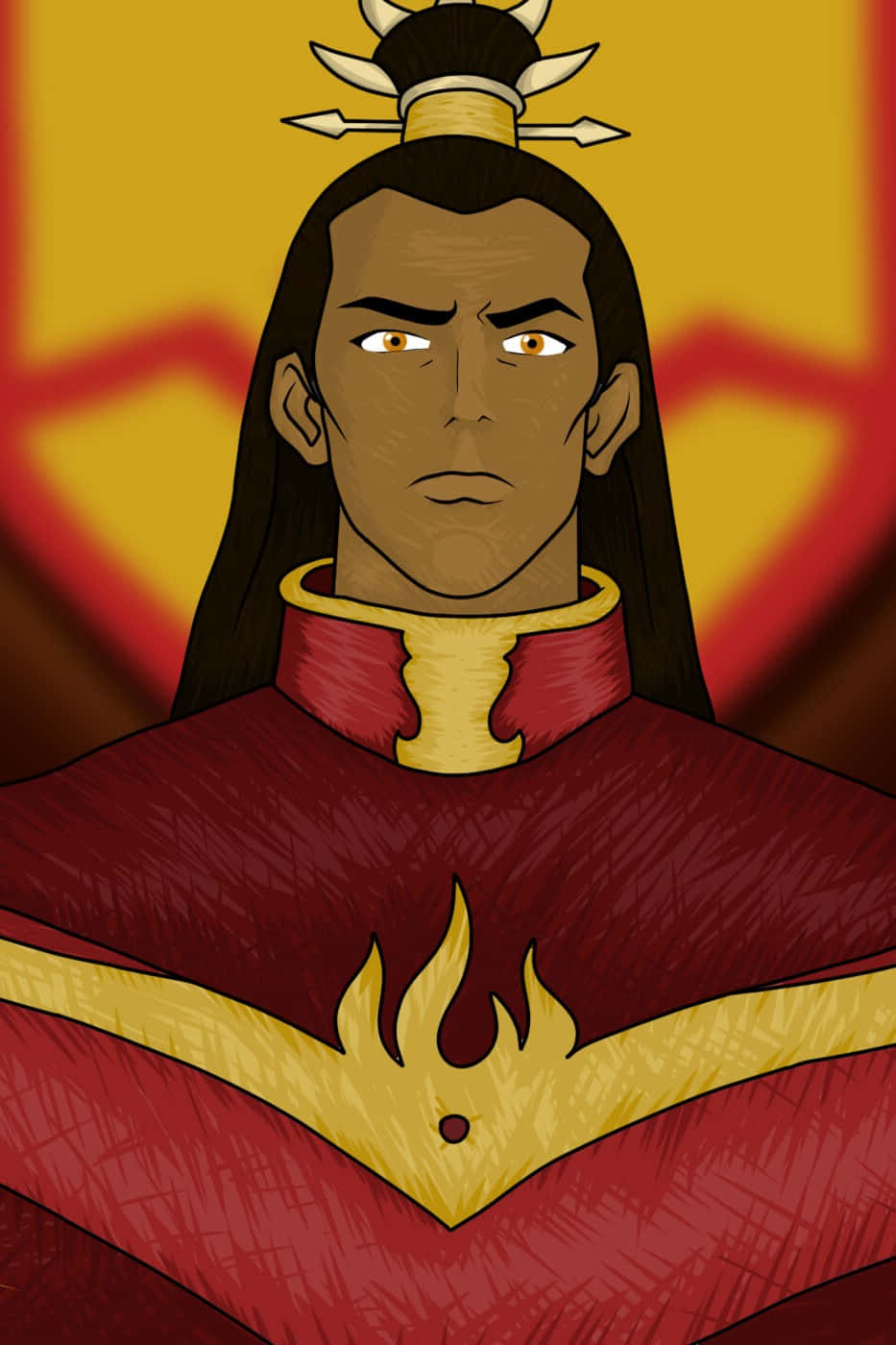 Fire Lord Ozai Portrait Wallpaper