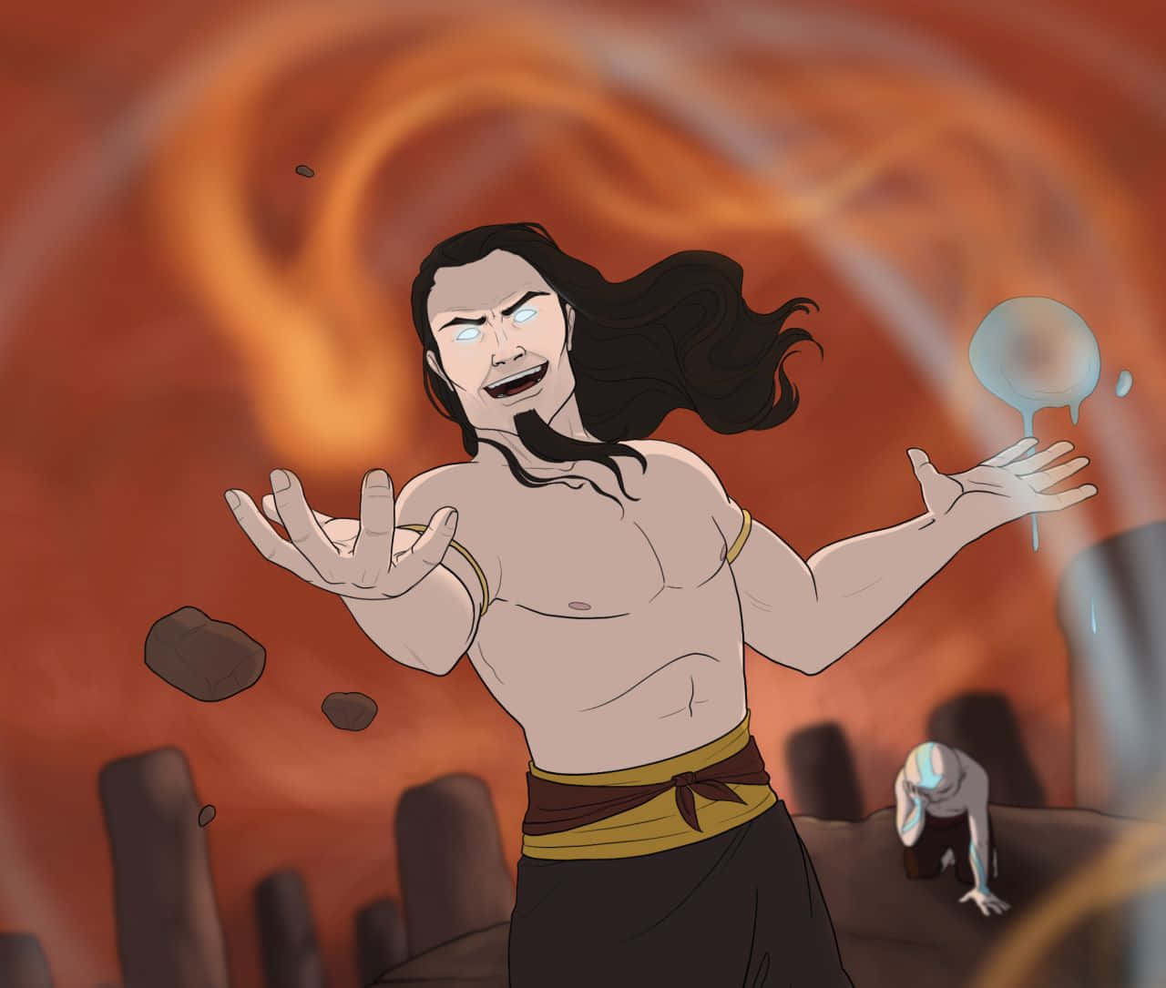 Fire_ Lord_ Ozai_ Power_ Display Wallpaper