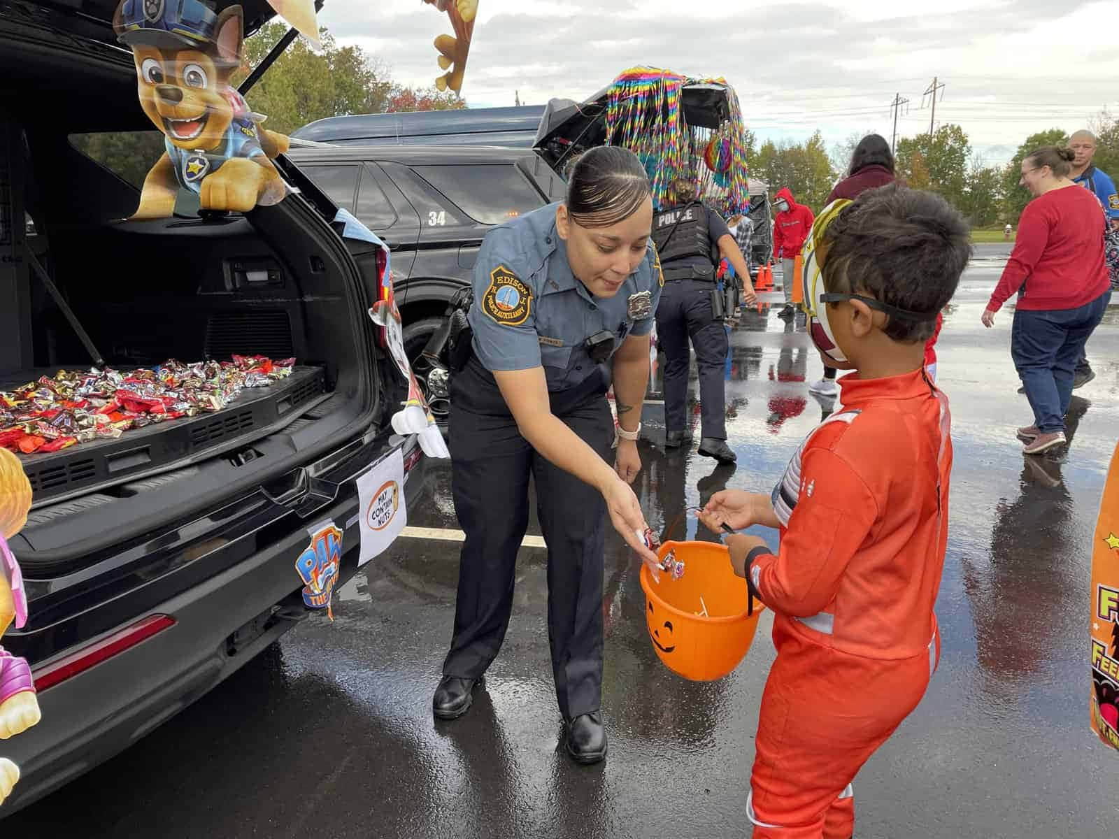 First Responder Halloween Candy Giveaway Wallpaper