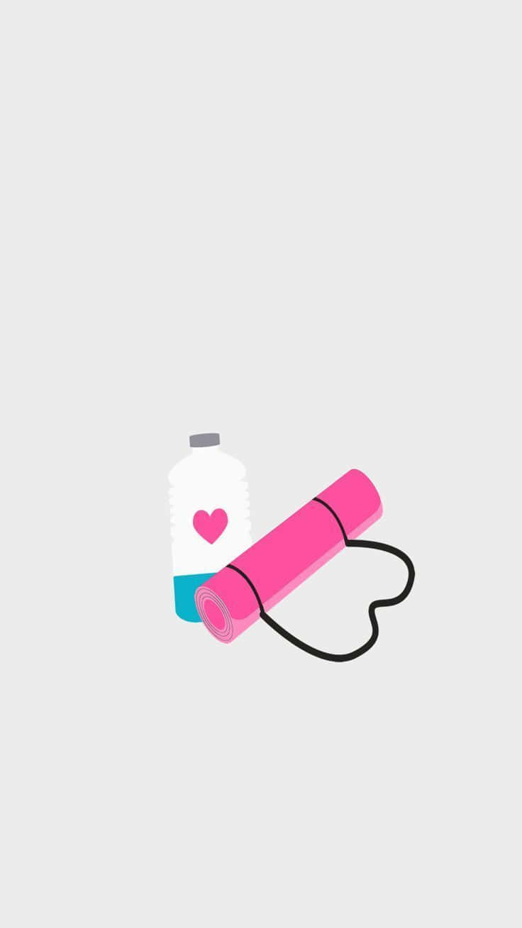 Fitness Love Minimalist Artwork Wallpaper