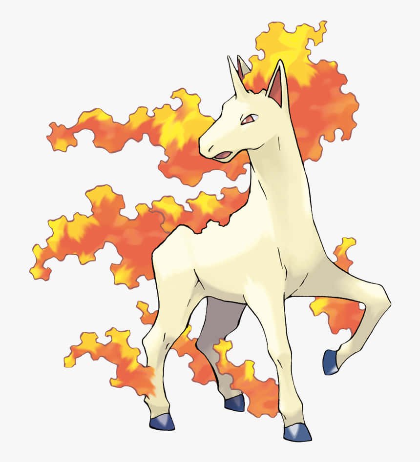 Flaming Rapidash Pokemon Wallpaper