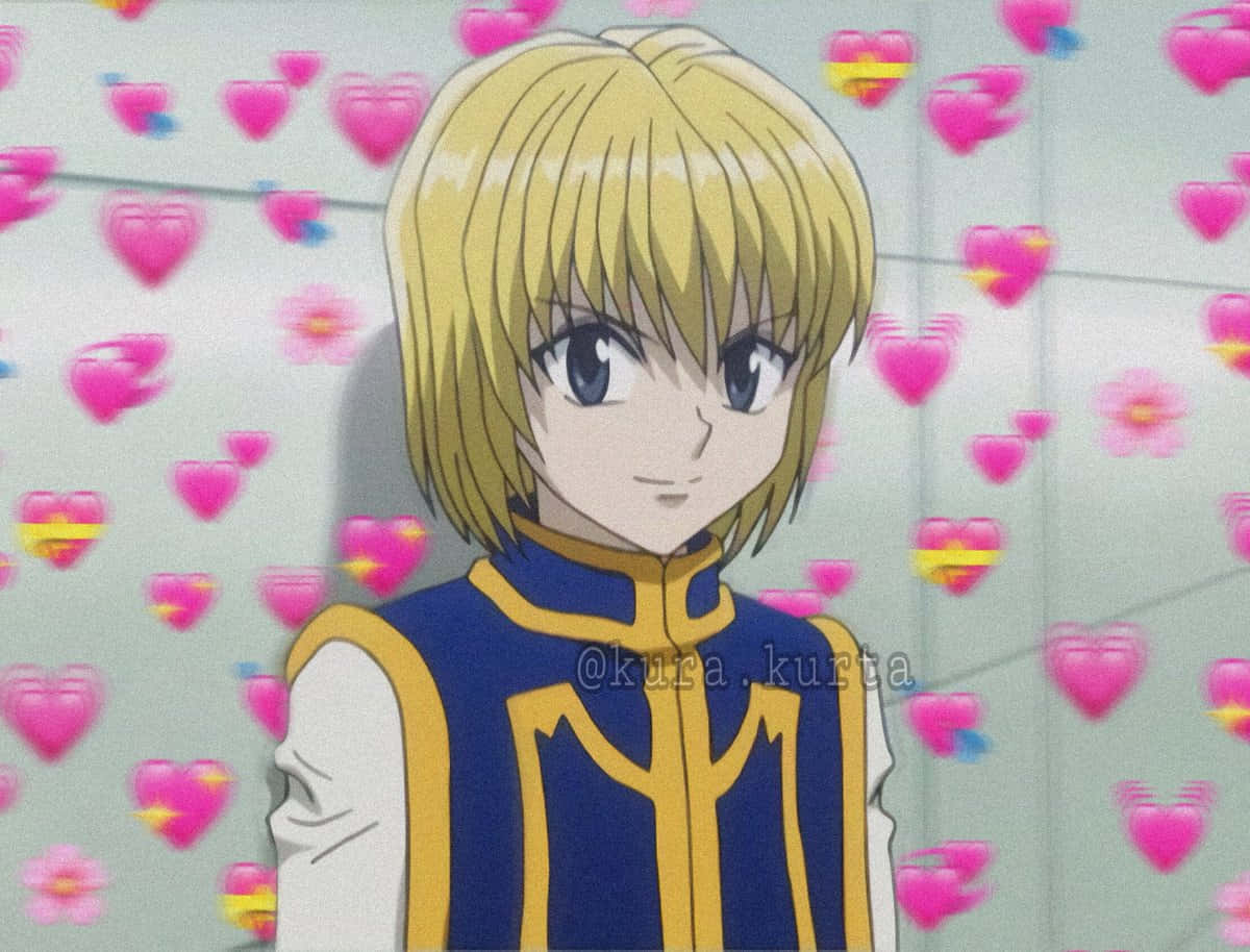 Floating Hearts Kurapika Pfp Wallpaper