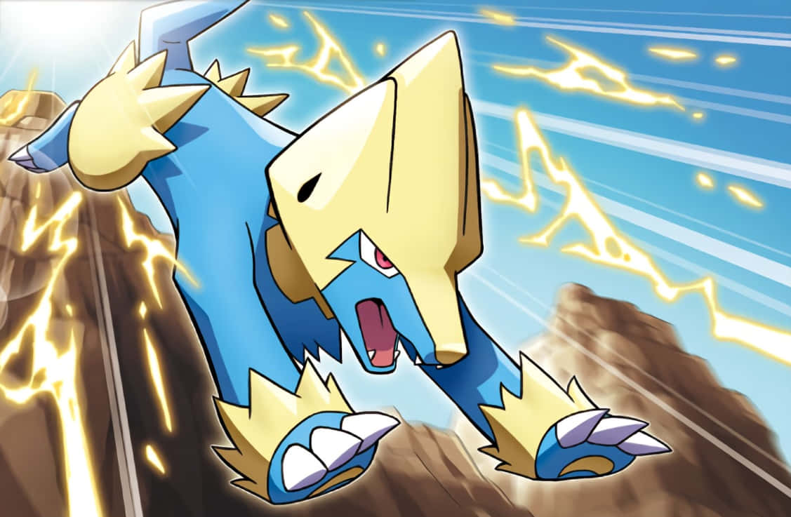 Floating Manectric Wallpaper