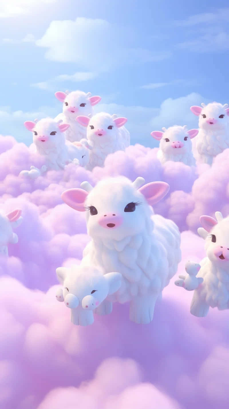 Fluffy_ Cloud_ Cows_ Aesthetic.jpg Wallpaper