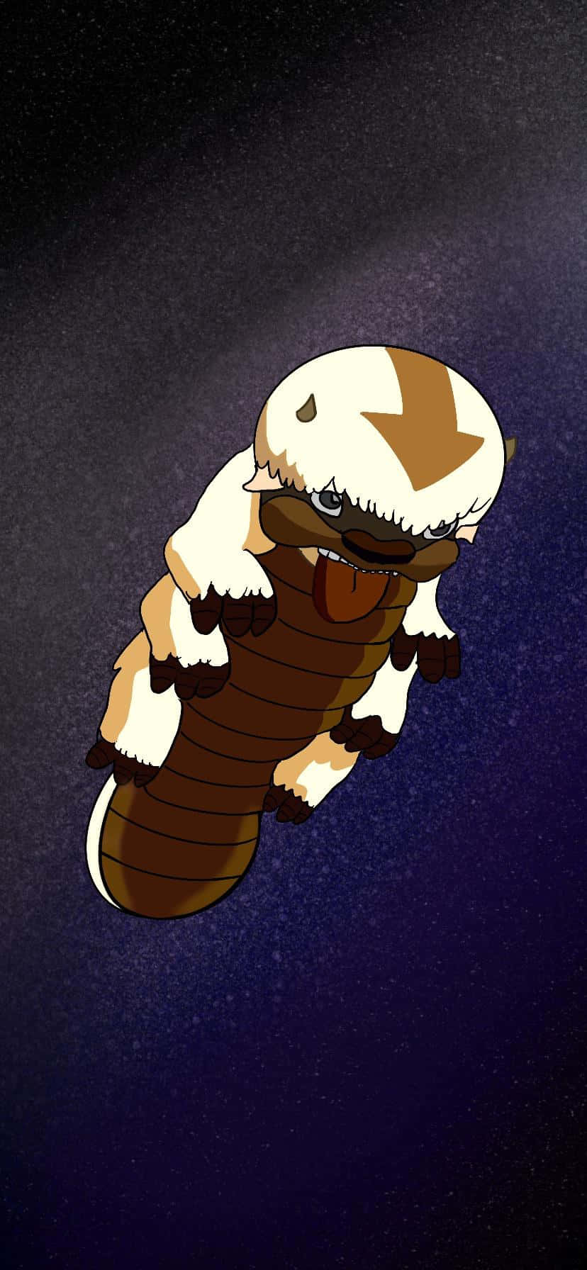 Flying Appa Avatar Animated Character Wallpaper