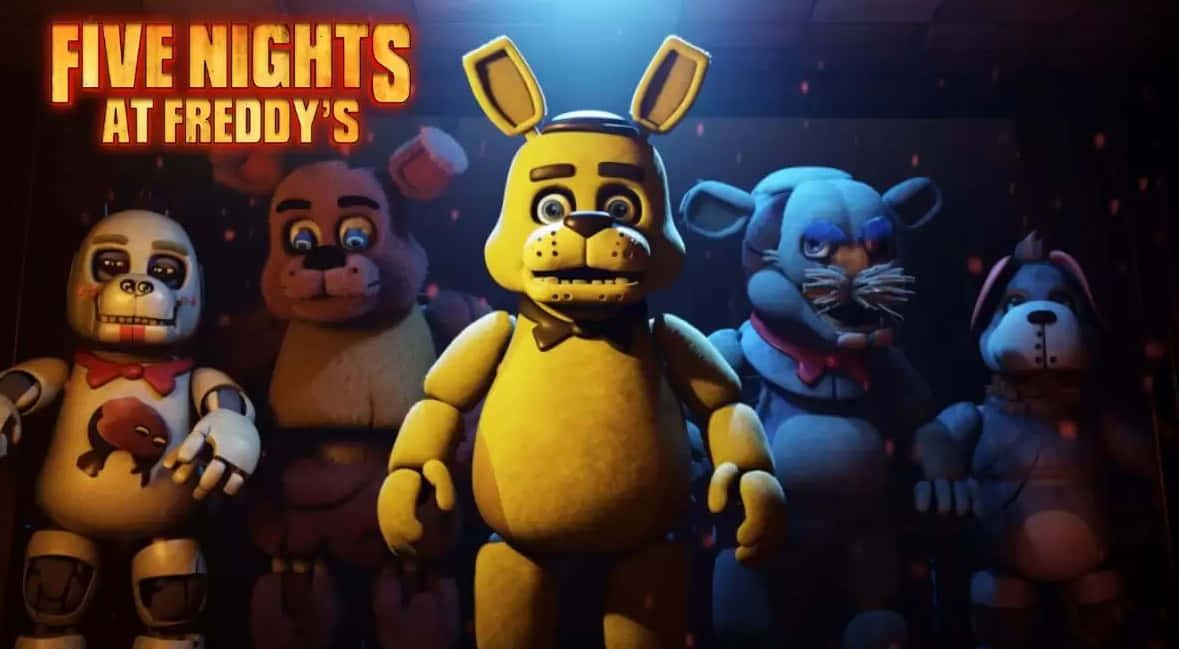 Fnaf Movie Animatronic Characters Wallpaper