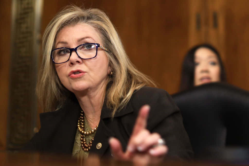 Focused Marsha Blackburn Wallpaper