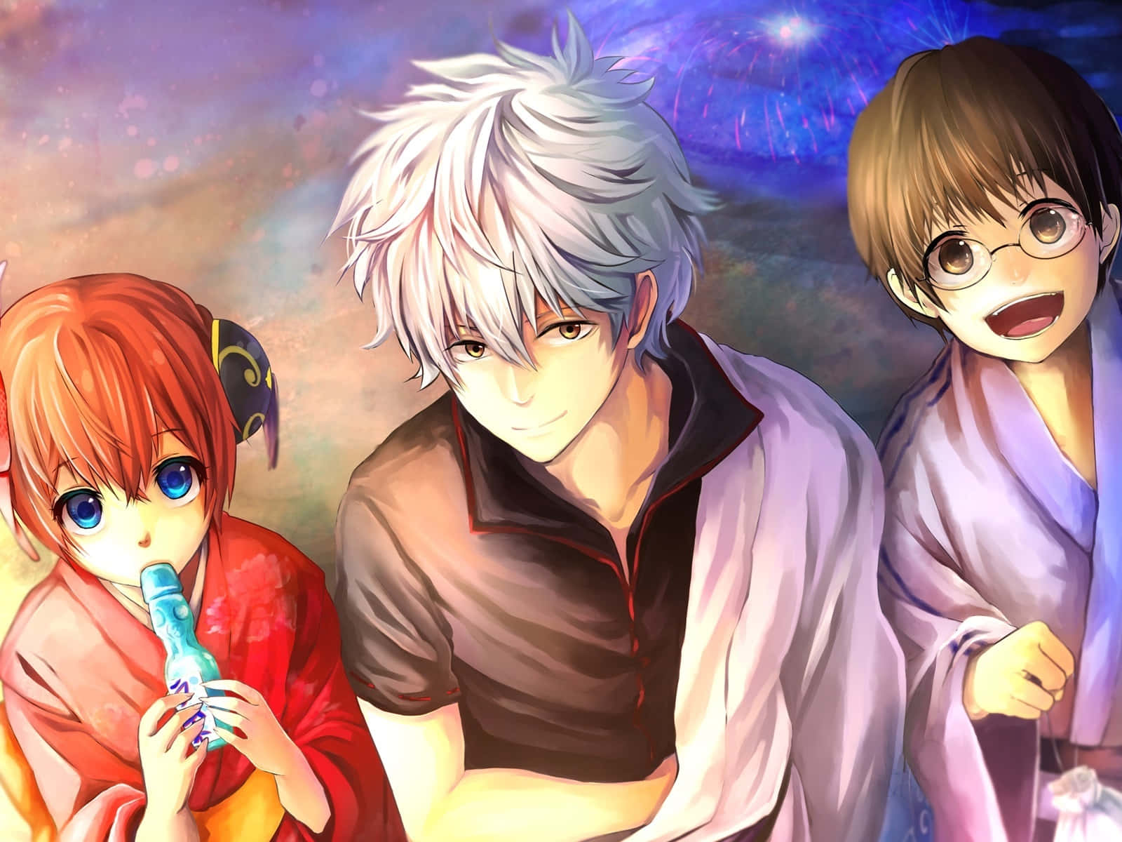 Follow Gintama On An Epic Journey Through An Alternate Edo Period! Wallpaper