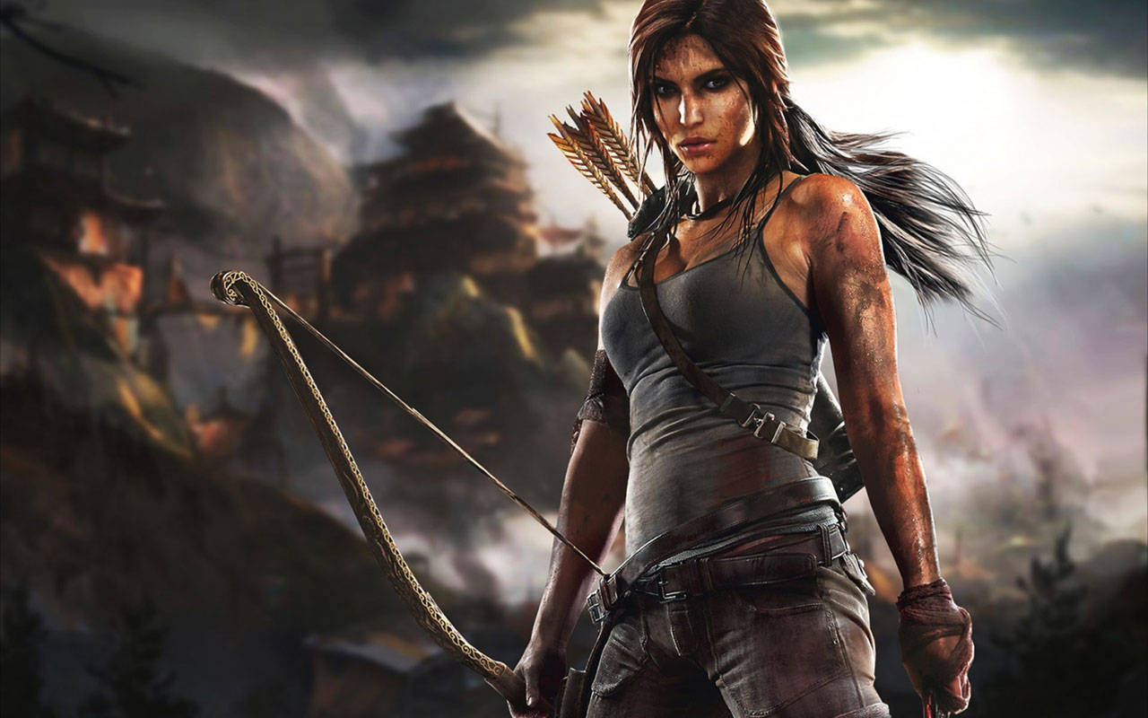 Follow Lara Croft On Her Latest Adventure Wallpaper