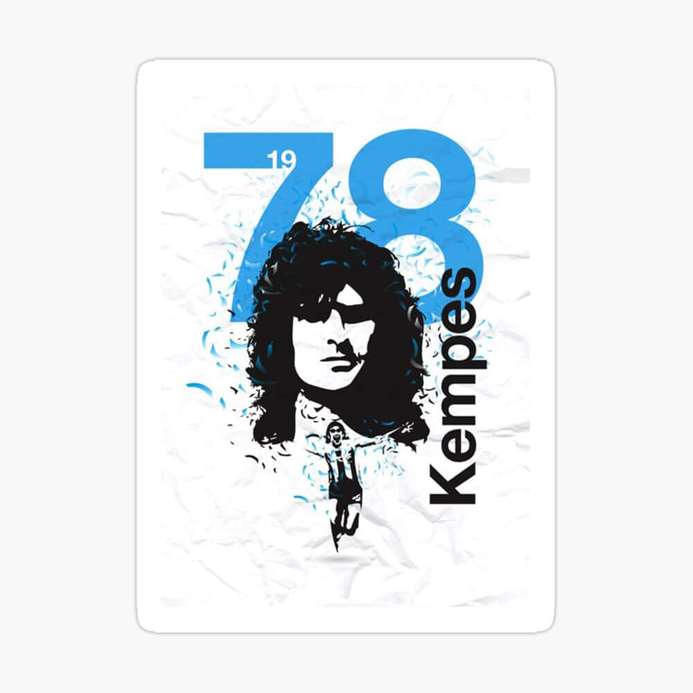 Football Athlete Mario Kempes 78 Wallpaper