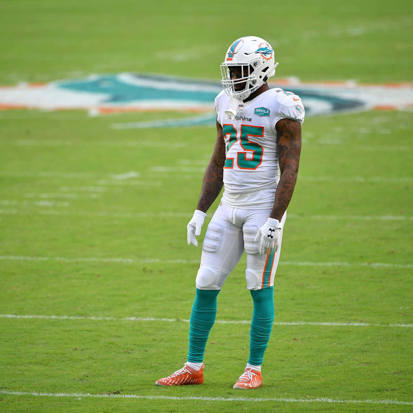 Football Field Xavien Howard Player Wallpaper