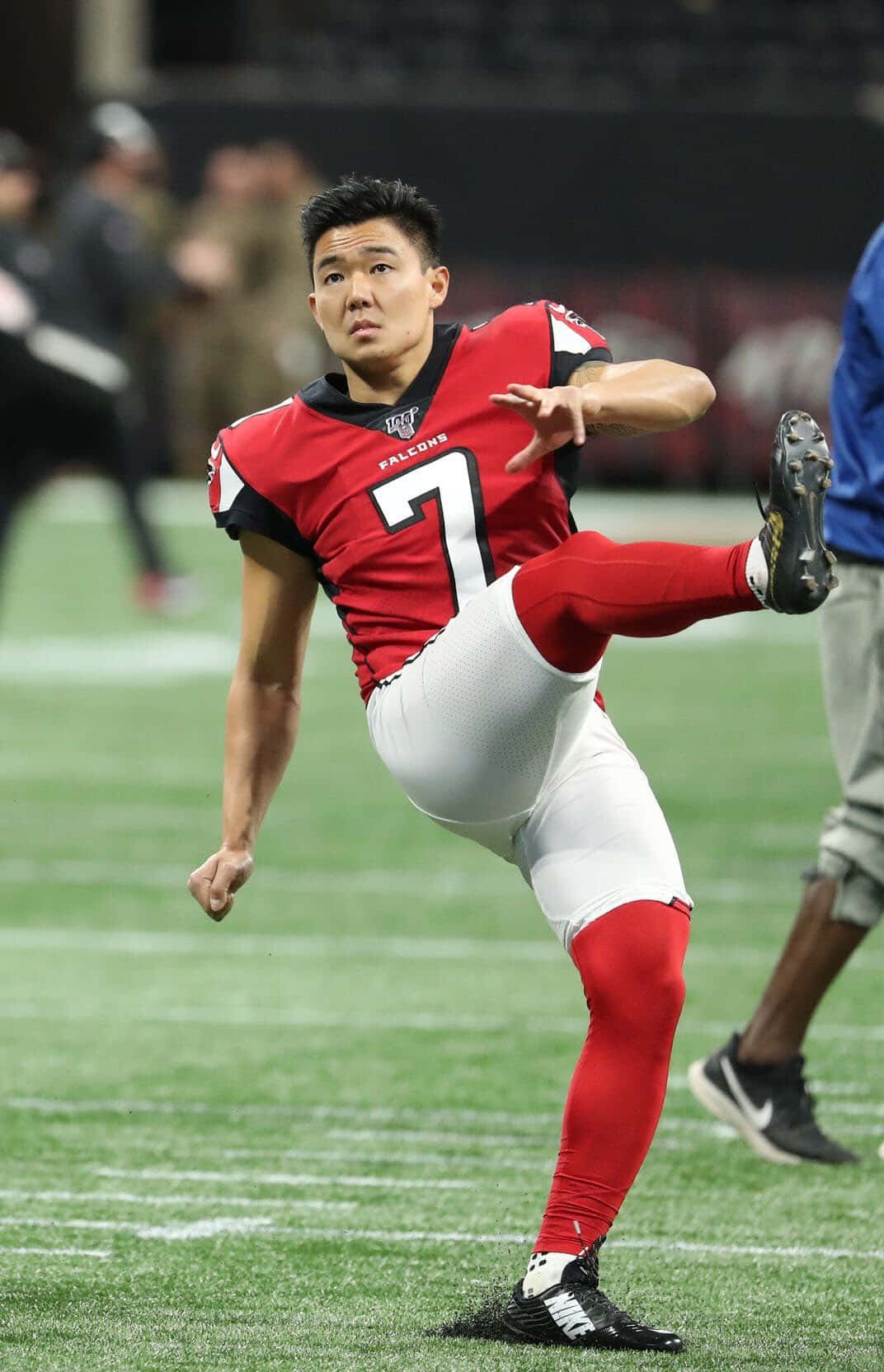 Football Kicker Mid Action Wallpaper