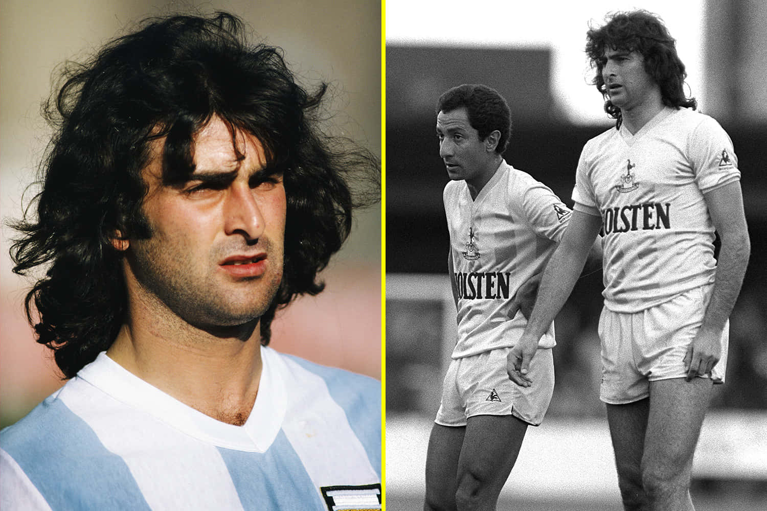 Football Legends - Mario Kempes And Osvaldo Ardiles Wallpaper