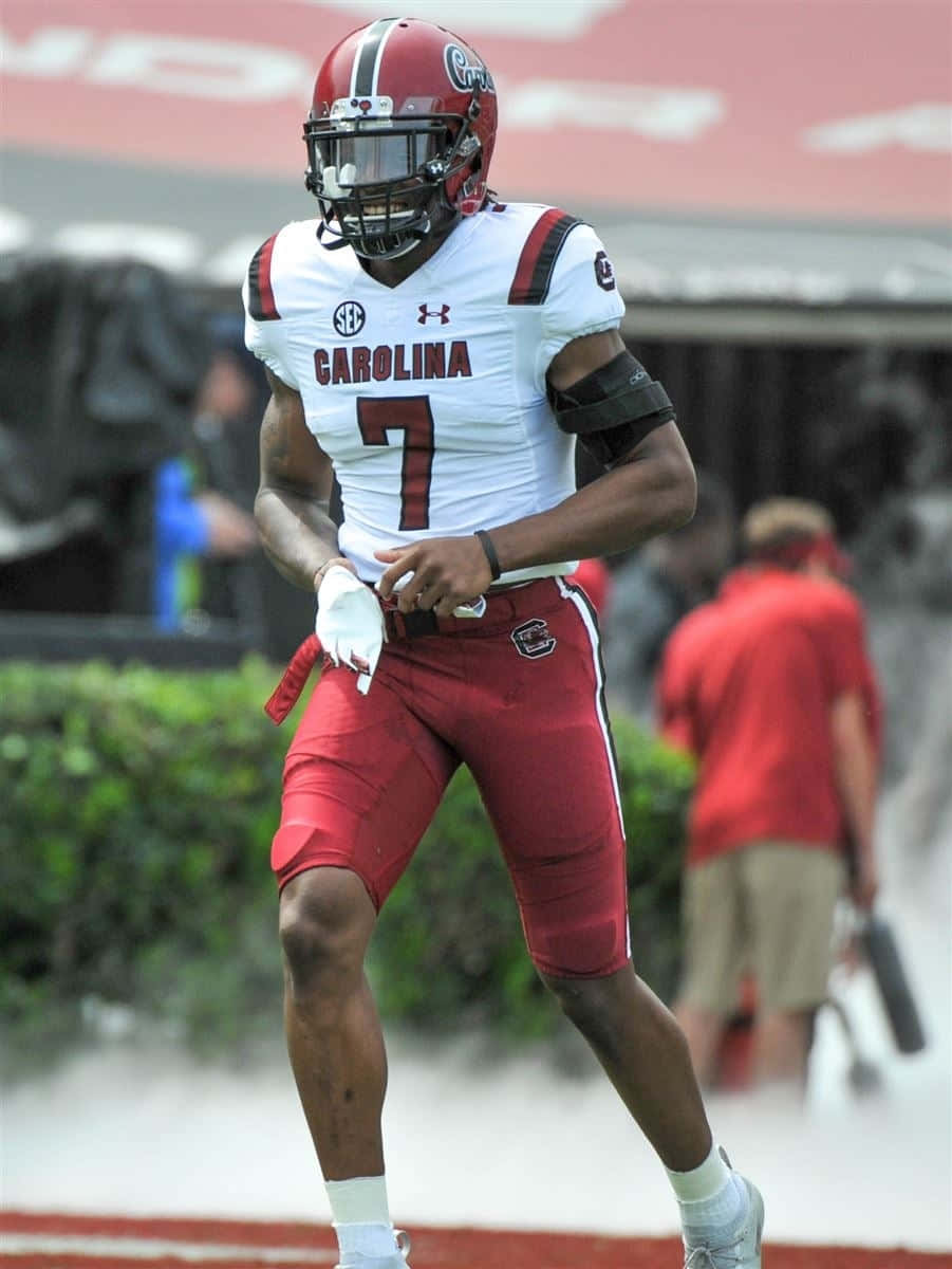 Football Player Number7 South Carolina Uniform Wallpaper