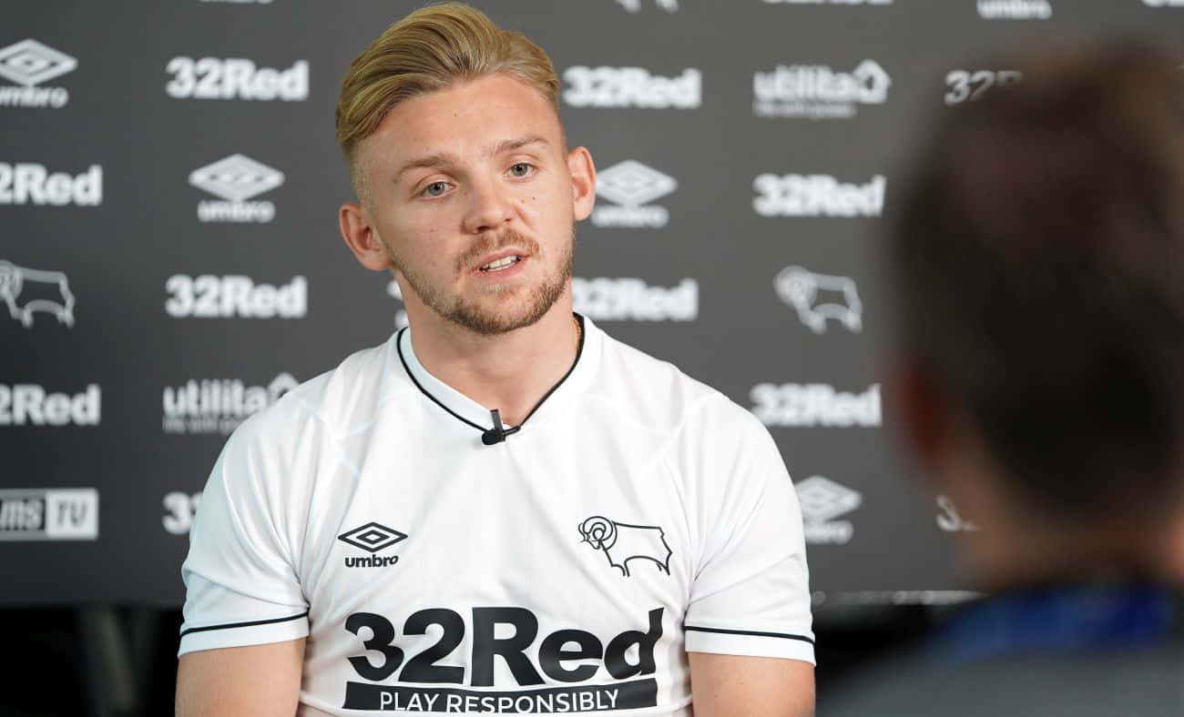 Footballer Press Conference Derby County Wallpaper