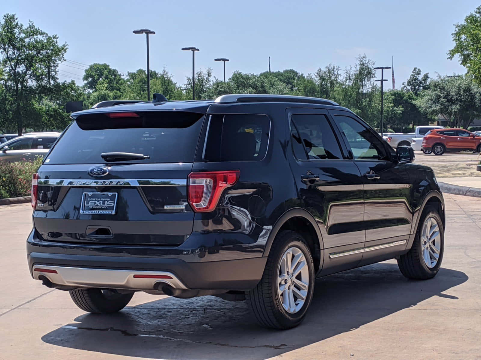 Ford Explorer On A Picturesque Landscape Wallpaper