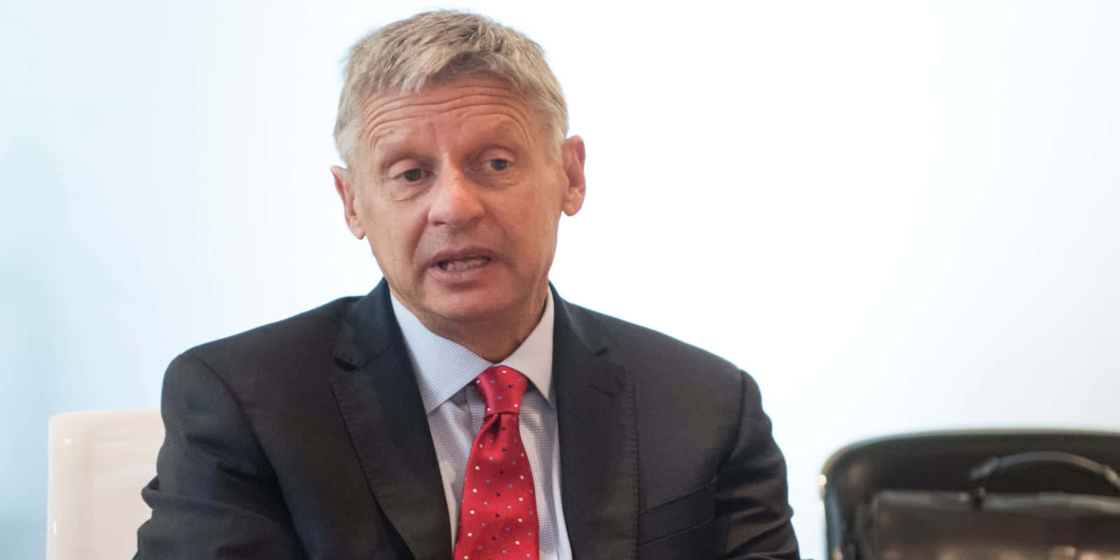 Former Governor Gary Johnson Poses For Portrait Wallpaper