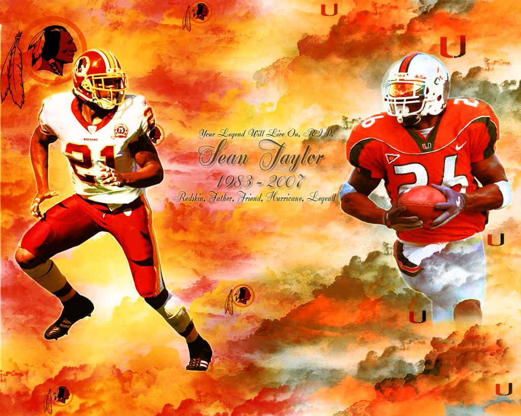 Former Nfl Star Sean Taylor Wallpaper