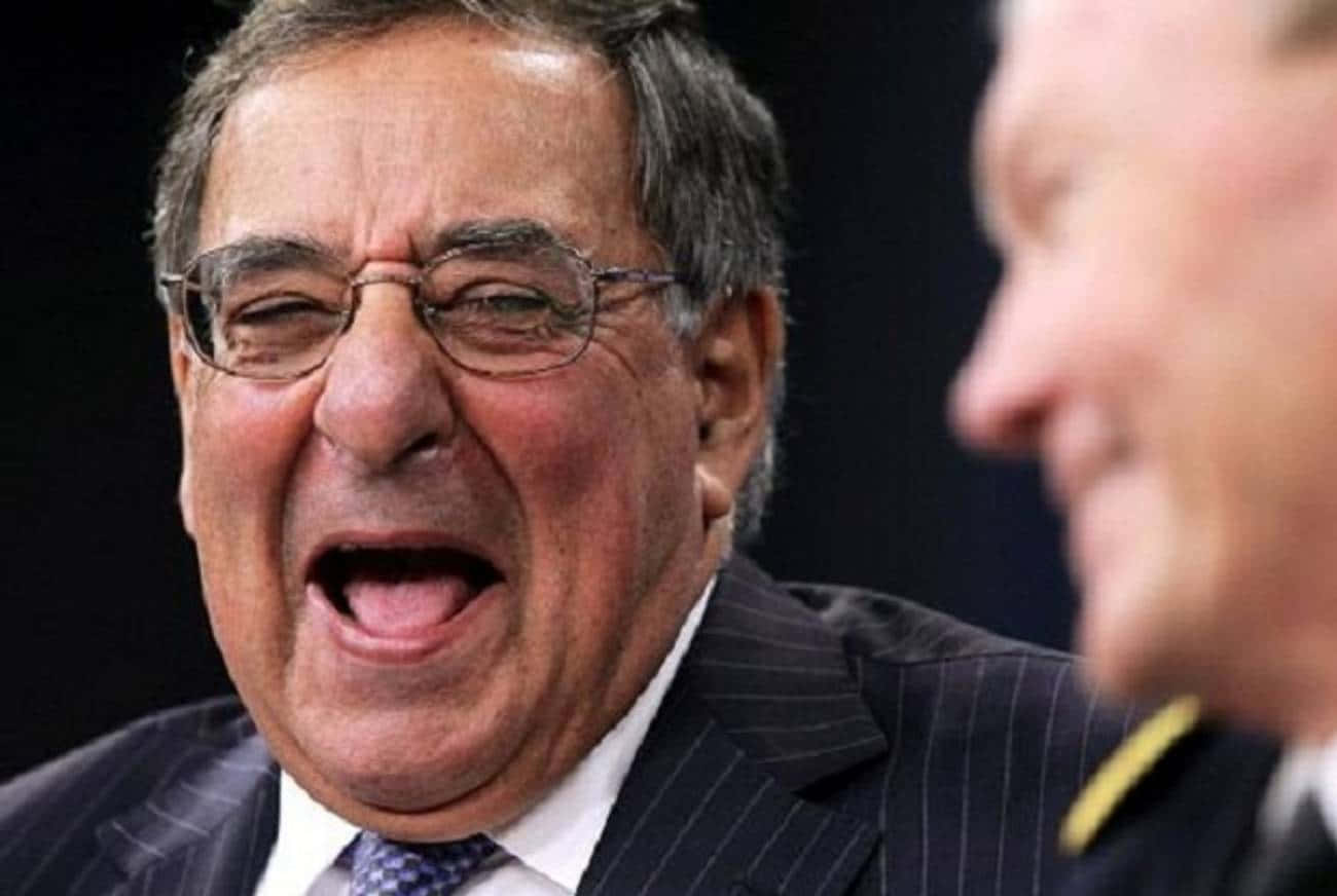 Former U.s. Secretary Of Defense Leon Panetta Enjoying A Good Laugh Wallpaper