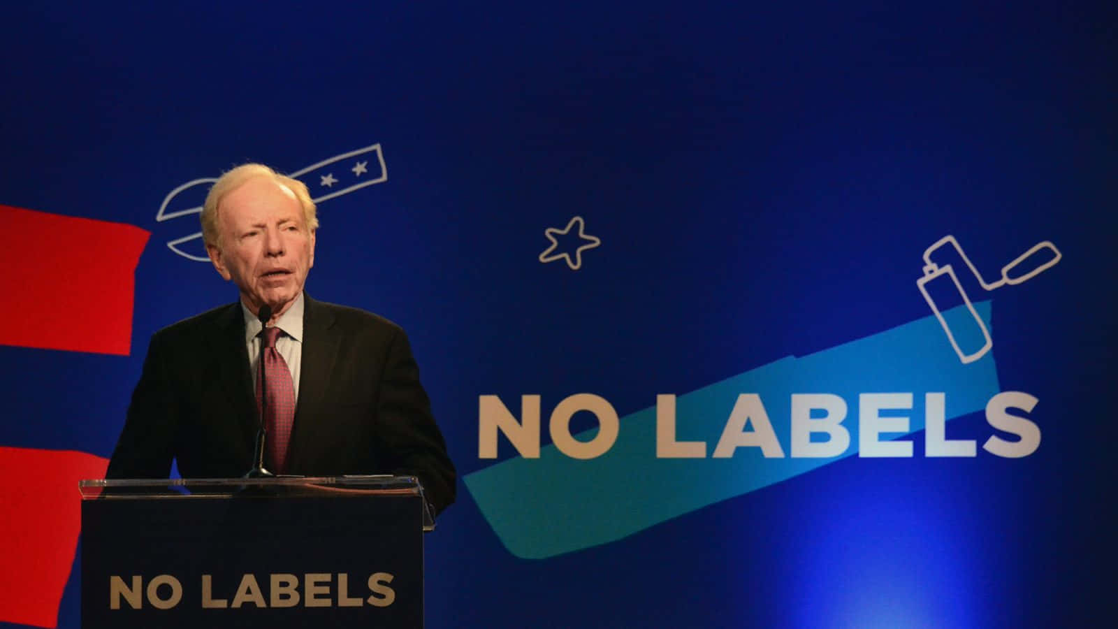 Former Vice President Candidate Joseph Lieberman In Public Meeting Wallpaper