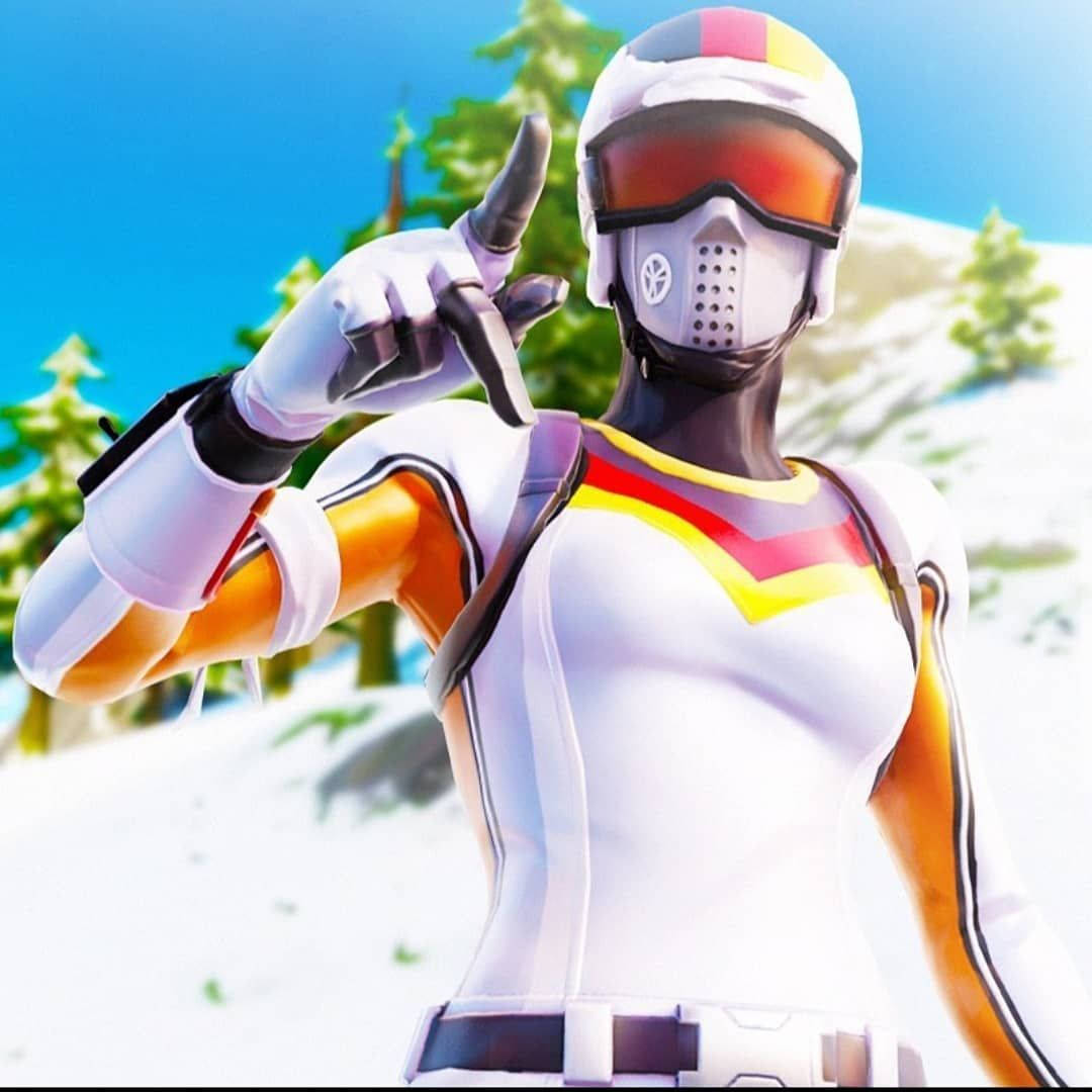 Fortnite - A Woman In A Snowsuit Wallpaper