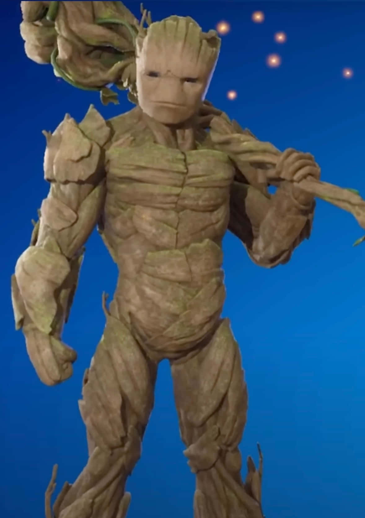 Fortnite Groot Character Pose Wallpaper