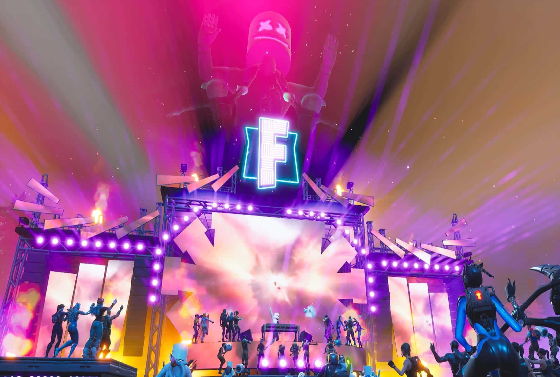 Fortnite Marshmello Concert Wallpaper