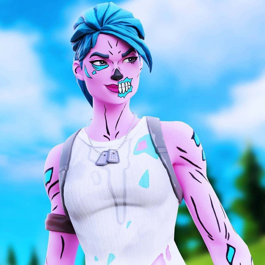 Fortnite Pink Ghoul Trooper Character Wallpaper