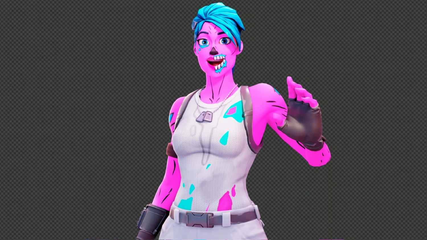 Fortnite Pink Ghoul Trooper Character Wallpaper