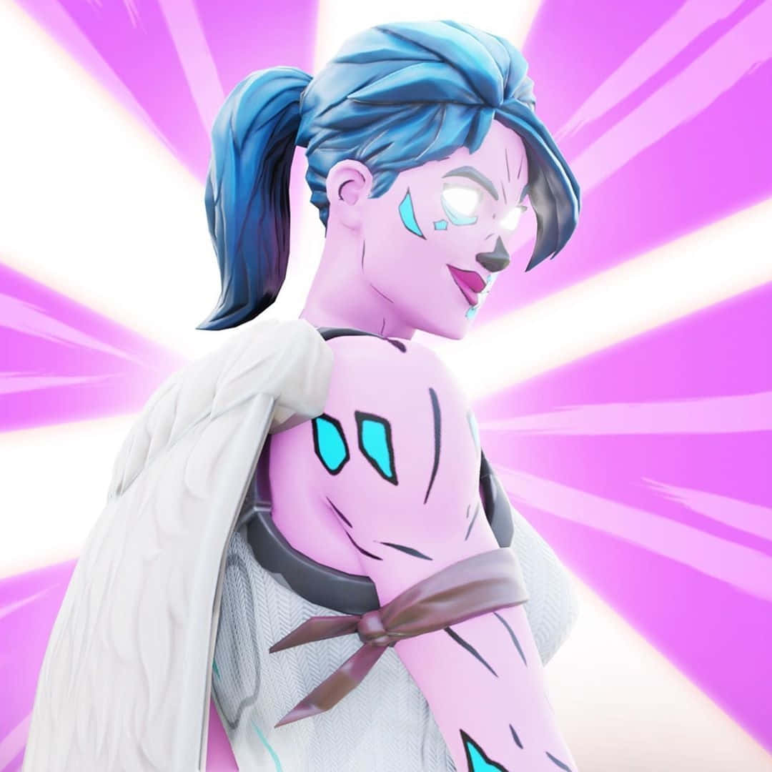 Fortnite Pink Ghoul Trooper Character Wallpaper